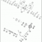 2016 TC 125 ENGINE Глушитель