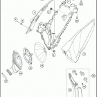 2016 TC 250 CHASSIS Воздушный фильтр