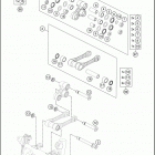2016 TC 250 CHASSIS Соединение рычагов