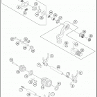 2016 TE 300 ENGINE Механизм переключения