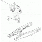 2016 TC 85 CHASSIS Амортизатор
