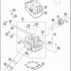 2016 FE 501 ENGINE Головка цилиндров