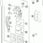 2016 FC 250 CHASSIS Передний тормозной суппорт