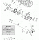 2016 701 ENDURO ENGINE Сцепление