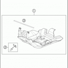 2016 FE 350S CHASSIS Зажита двигателя