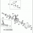 2016 TC 85 ENGINE Crankshaft , piston
