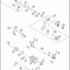 2016 FE 350 ENGINE Механизм переключения