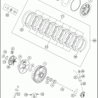 2016 FC 450 ENGINE Сцепление