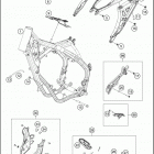2016 TC 125 CHASSIS Рама