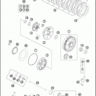 2016 TE 300 ENGINE Сцепление