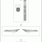 2016 FC 450 CHASSIS Наклейки