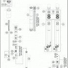 2016 FE 501S CHASSIS Передняя вилка