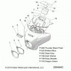 N19TCBAA/TCAAA - CHIEFTAIN/CHIEFTAIN LIMITED ALL OPTIONS Body, fairing asm 1 - n19tcbaa  /  tcaaa all optio...