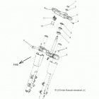 N18CCDAAAH/AABH/AACH/AAEH - CHIEF DARK HORSE Steering, upper and lower clamps - n18ccdaa all op...