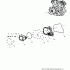 SCOUT SIXTY ALL OPTIONS (N21MSA11/MSB11) Engine, cover asm., primary and clutch - n21msa11e...