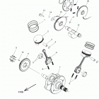 N17TCAAA/TRAAA - CHIEFTAIN/ROADMASTER ALL OPTIONS Engine, piston and crankshaft - n17tcaaa  /  traaa...