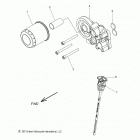 N18TCEAA - CHIEFTAIN ELITE ALL OPTIONS Engine, oil filter  /  adaptor, and dipstick - n18...