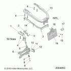 N19MTA00/MTB00 - SCOUT BOBBER ALL OPTIONS Chassis, license plate holder - n19mta00  /  mtb00...