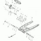 SPRINGFIELD LIMITED ALL OPTIONS (N20THAAA) Suspension, rear asm., swing arm and shock - n20th...