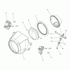 N18MTA00/MTB00 - SCOUT BOBBER ALL OPTIONS Body, headlight housing - n18mta00  /  mtb00 all o...