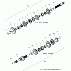 N17TCAAA/TRAAA - CHIEFTAIN/ROADMASTER ALL OPTIONS Drive train, input  /  output shaft asm. - n17tcaa...