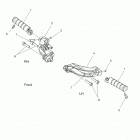 N18MTA00/MTB00 - SCOUT BOBBER ALL OPTIONS Chassis, footpegs - n18mta00  /  mtb00 all options...