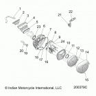 N19TCBAA/TCAAA - CHIEFTAIN/CHIEFTAIN LIMITED ALL OPTIONS Engine, air intake system - n19tcbaa  /  tcaa all ...