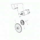 SCOUT SIXTY ALL OPTIONS (N21MSA11/MSB11) Engine, starter motor - n21msa11  /  msb11 all opt...