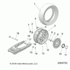 N19TCBAA/TCAAA - CHIEFTAIN/CHIEFTAIN LIMITED ALL OPTIONS Wheel, rear - n19tcbaa  /  tcaaa all options (2004...