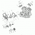 N17MSA11/MSB11/N172SA11 - SCOUT SIXTY ALL OPTIONS Engine, cam chain and sprockets - n17msa11  /  msb...