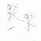 N18THAAA - SPRINGFIELD ALL OPTIONS Electrical, light bar and turn signal, front - n18...