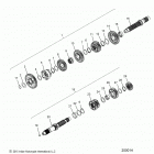 N17MSA11/MSB11/N172SA11 - SCOUT SIXTY ALL OPTIONS Drive train, input  /  output shaft asm. - n17msa1...