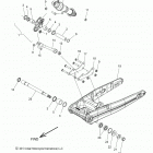 N17TCAAA/TRAAA - CHIEFTAIN/ROADMASTER ALL OPTIONS Suspension, rear asm., swing arm and shock - n17tc...
