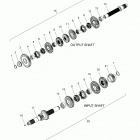 N17THAAA - SPRINGFIELD ALL OPTIONS Drive train, input  /  output shaft asm. - n17thaa...