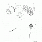 N17TCAAA/TRAAA - CHIEFTAIN/ROADMASTER ALL OPTIONS Engine, oil filter  /  adapter, and dipstick - n17...