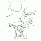 N17TCAAA/TRAAA - CHIEFTAIN/ROADMASTER ALL OPTIONS Body, fairing asm, windshield mount - n17tcaaa  / ...