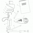 N17TCDAA - CHIEFTAIN DARK HORSE ALL OPTIONS Tools, tool kit - n17tcdaa all options (49indianto...
