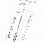 N16MSA00/MSB00 - SCOUT ALL OPTIONS Suspension, front forks - n16msa00  /  msb00 all o...