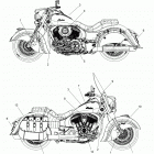 N16CCC/CCV - CHIEF CLASSIC/CHIEF VINTAGE ALL OPTIONS Body, decals - n16ccc  /  ccv all options (49india...