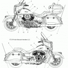 N16TCAAA/TCDAA/TRAAA - CHIEFTAIN/CHIEFTAIN DARK HORSE/ROADMASTER ALL OPTIONS Body, decals - n16tcaaa  /  tcdaa  /  traaa all op...