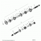 N16MSA00/MSB00 - SCOUT ALL OPTIONS Drive train, input  /  output shaft asm. - n16msa0...