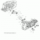 N15TCAAA/TRAAA - CHIEFTAIN/ROADMASTER ALL OPTIONS Engine, crankcase bearings - n15tcaaa  /  traaa al...
