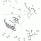 2019 RC 390 BLACK ENGINE Система охлаждения