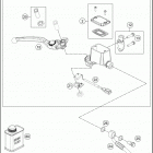 2017 1090 ADVENTURE R CHASSIS Главный цилиндр тормозной