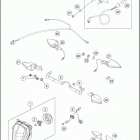 2017 690 ENDURO R CHASSIS Фара