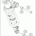 2017 1290 SUPER ADVENTURE T CHASSIS Амортизатор
