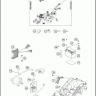 2018 250 XC-W TPI CHASSIS Электрика