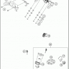 2018 390 DUKE ORANGE CHASSIS Панель приборов