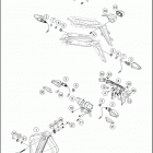 2017 1290 SUPER DUKE R WHITE CHASSIS Фара