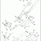 2017 690 ENDURO R CHASSIS Глушитель